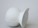 'Hooded form'2009,Porcelaine,diam10cm-haut10cm.